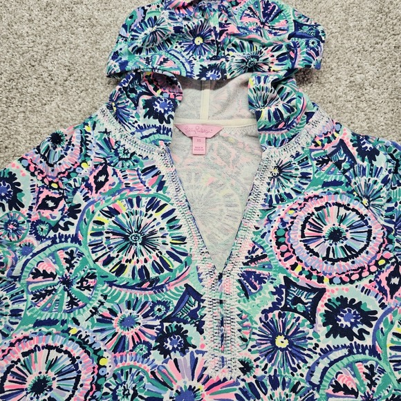 LILLY PULITZER Women's Size XS Harmon Hoodie UPF 50++ - Picture 1 of 8